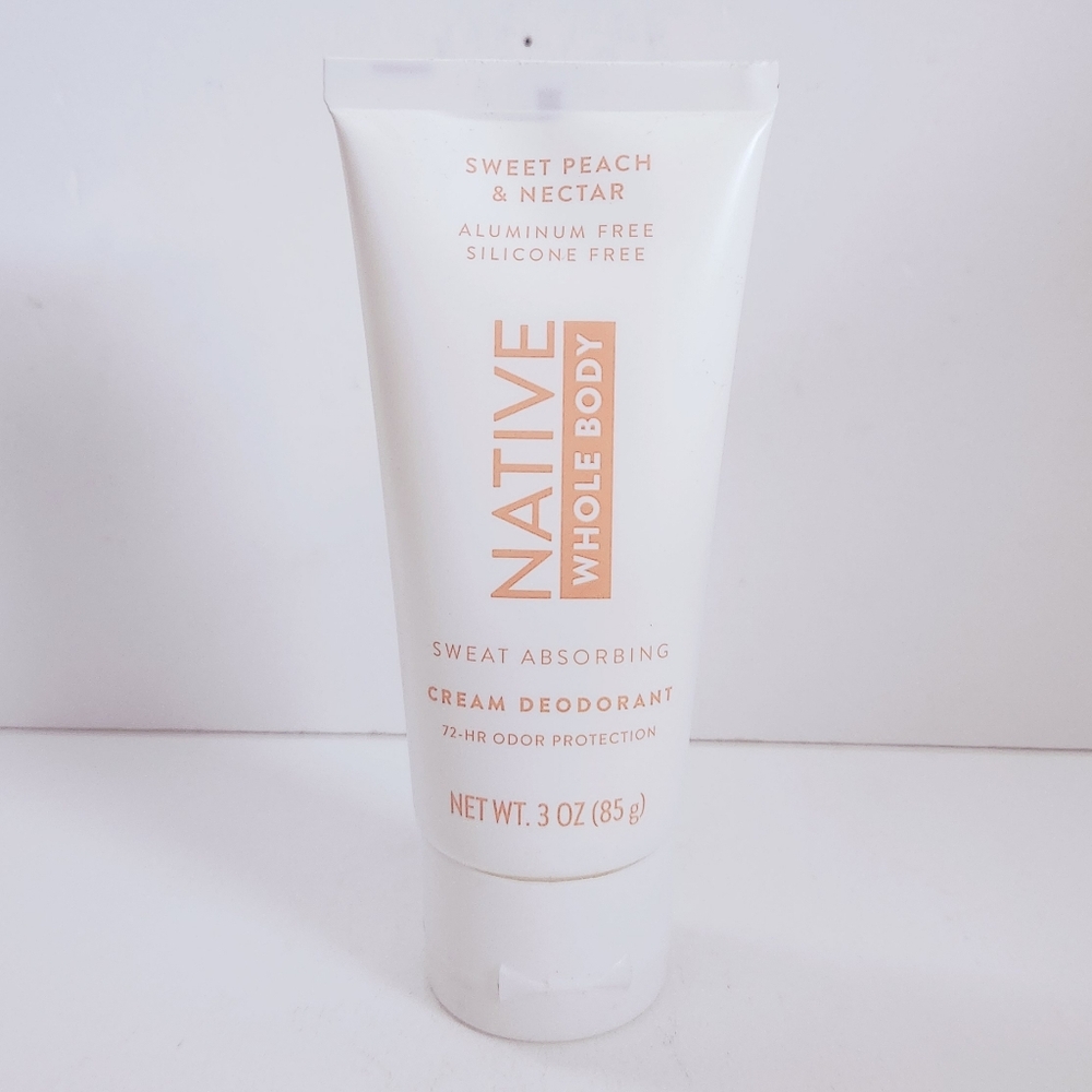 🐢2/$15 Native Whole Body Deodorant Cream Sweet Peach & Nectar